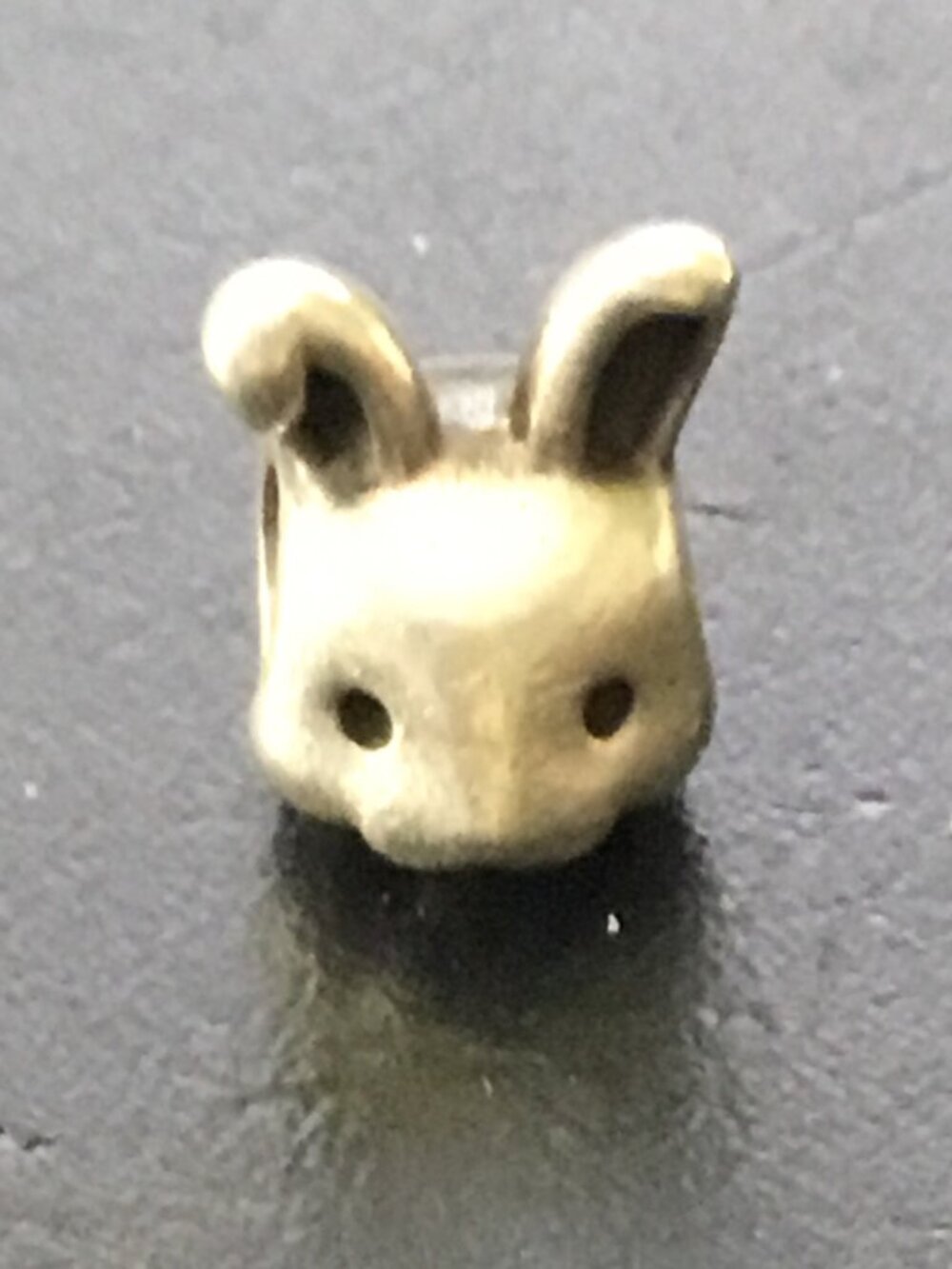 Sterling Silver Pandora "Rabbit Head" Charm 3.66g Fine Jewelry Bunny